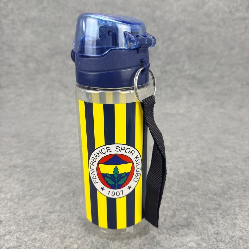 Licensed Fenerbahce Football 1907 16.9 oz Flip Straw Water Bottle Sports Fan